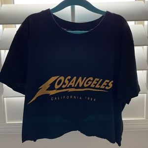 Los Angeles cropped Brandy shirt
